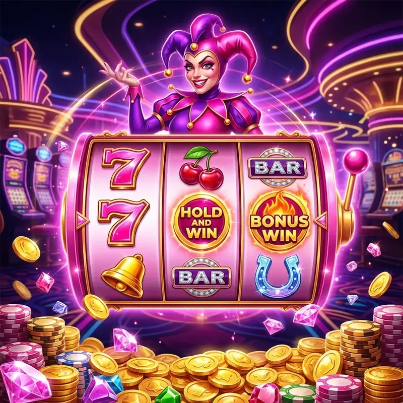 Pink Joker Hold and Win Slot