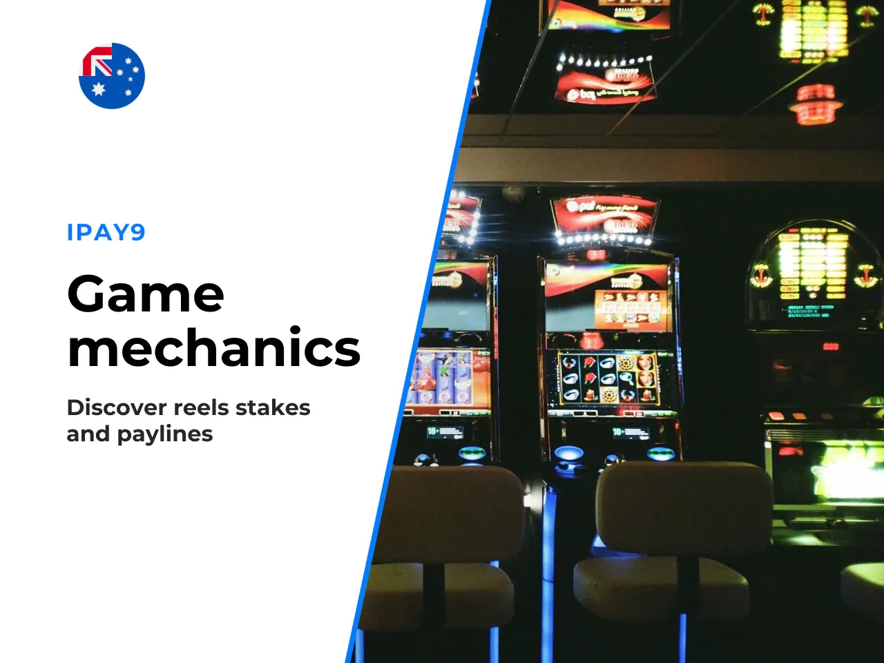 Game layout reels, paylines and stake